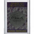 ASE Frosty Case - Happy Birthday, 2x3 Snap Lock Coin Storage 3pk