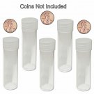 Round Penny Coin Tubes 19mm by BCW 5 pack