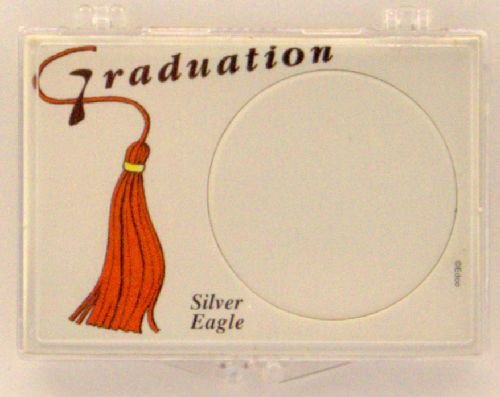 ASE Graduation-Tassel 2X3 Snap Lock Coin Holders, 3 pack