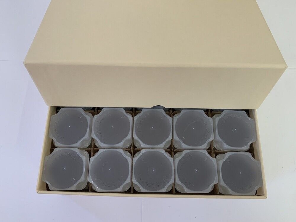 Guardhouse Large Dollar/Tan Coin Tube Box w/ 25 Large Dollar, Square Coin Tubes
