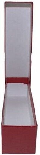 Guardhouse Red 2x2x9 Storage Box with 100 Half Dollar Paper Coin Holders/Flips