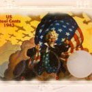 Steel Cent 1943 U.S., 2x3 Snap Lock Coin Holder, 3 pack