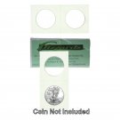 Guardhouse 2.5 x 2.5 Crown-Silver Eagle Cardboard Mylar Coin Flips, 50 pack