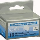 Lighthouse Direct Fit Coin Capsule Holders for Penny/Cents, 19mm, 10 pack