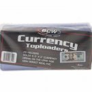 BCW Regular Bill Currency Top Load Holders, (6.5 X 3") 25 pack