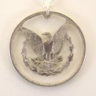 Morgan Dollar Reverse, Cut-Out Coin Jewelry, Necklace/Pendant