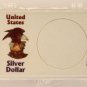 U.S. Silver Dollar, 2X3 Snap Lock Coin Holders, 3 pack