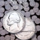 Jefferson Nickels Folder #1, 1938-1961 by H.E. Harris