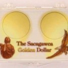 Sacagawea - Small Dollar 2X3, Snap Lock Coin Holder, 3 pack