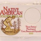 2009 Native American 2X3 Snap Lock Coin Holder, 3 pack