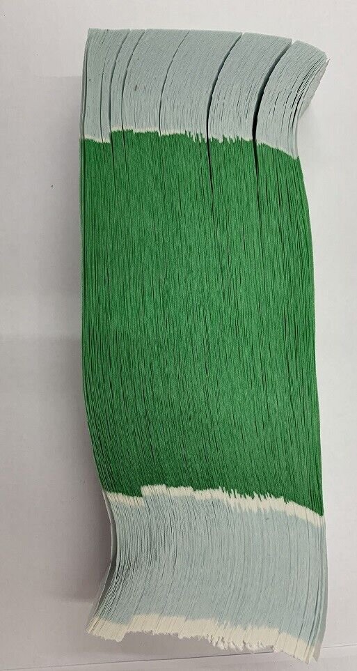 Currency Straps - Self Sealing Money Bands, $200 Green, 500 pack, by NF String