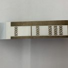 Currency Straps-Self Sealing Money Bands, $5000 Brown, 1000 pack, by NF String
