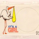 ASE It's A Girl - Stork, 2X3 Snap Lock Coin Holders, 3 pack
