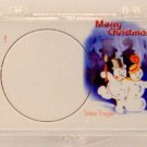 ASE Merry Christmas Snowman 2X3, Snap Lock Coin Holder, 3 pack