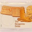 Sacagawea - Map, 2X3 Snap Lock Coin Holders, 3 pack