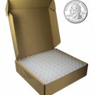 Quarter Square Coin Tubes by Guardhouse, 24.5mm, 100 pack