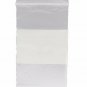 Ziptop 3x5 White Block Re-closeable Poly Bags, 2 mil 1000 case