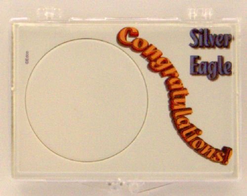 ASE Congratulations 2x3 Snap Lock Coin Holder, 3 pack