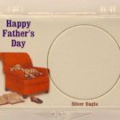 ASE Happy Father's Day 2X3 Snap Lock Coin Holders, 3 pack