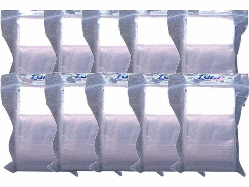 Ziptop 2x2 Clear Re-closeable Poly Bags 1000 case