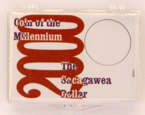 2000 Sacagawea - Millennium, 2X3 Snap Lock Coin Holders, 3 pack