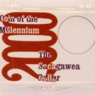 2000 Sacagawea - Millennium, 2X3 Snap Lock Coin Holders, 3 pack