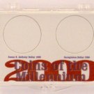 2000 SBA/Sac - Millennium, 2X3 Snap Lock Coin Holders, 3 pack