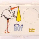Golden Dollar It's A Boy, 2X3 Snap Lock Coin Holders, 3 pack
