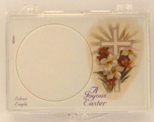 ASE Easter - Cross 2x3 Snap Lock Coin Holder, 3 pack