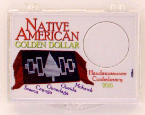 2010 Native American 2X3 Snap Lock Coin Holder, 3 pack