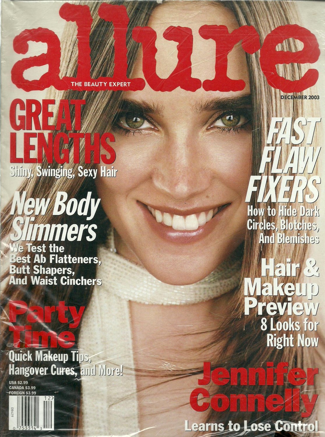 Allure Magazine September 2003 Jennifer Connelly Cover