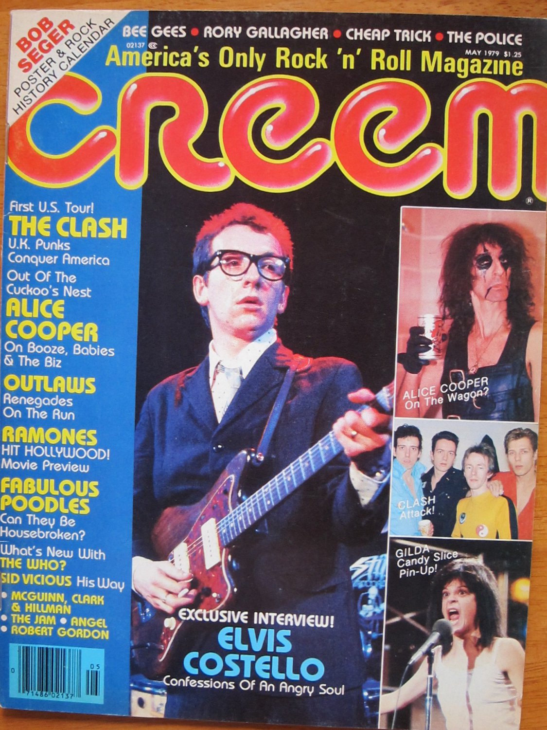 Creem Magazine May 1979 Elvis Costello Cover