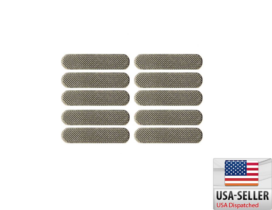 US Seller 10pcs iPhone 3 3G 4 4G 4S Mesh AntiDust Ear Speaker Adhesive