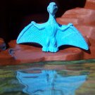 Wheeto's Pteranodon 1990s Prehistoric Reptile Cereal Premium Recast, Blue