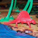 Multiple Plastics Corporation (MPC) 1960s Dimetrodon Red; Prehistoric Reptile