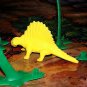 Multiple Plastics Corporation (MPC) Post-1970s Recast Dimetrodon Yellow; Prehistoric Reptile