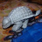 Marx 1950s-1964 Ankylosaurus Type I Dinosaur, Pebbly Belly, Medium Gray