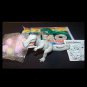 SCARCE 1988 Topps Plastic Dinosaur Trachodon, Gray, Wrapper, ID Sheet, Candy Eggs