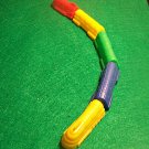 1960s Futuristic Mini-Train Set, Multi-colors, Soft Plastic