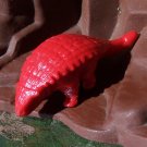 1964-65 New York World's Fair Sinclair Dinosaur Ankylosaurus, Red (2-9-19)