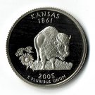 U.S. 2005-S Proof Kansas State Washington Quarter  (3-4-19)