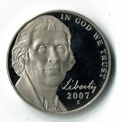 U.S. 2007-S Proof Jefferson Nickel (3-29-19)