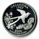U.S. 2008-S Proof Oklahoma State Washington Quarter (3-4-19)