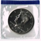 U.S. 2002-P Uncirculated Kennedy Half Dollar, From Mint Set (3-5-19)