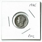 U.S. 1926 Mercury Dime, Circulated, 90% Silver  (4-1-19)