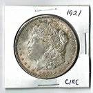 U.S. 1921 Morgan Dollar, Circulated, 90% Silver (3-5-19)