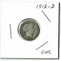 U.S. 1912-D Barber Liberty Head Dime, Circulated, 90% Silver (4-1-19)