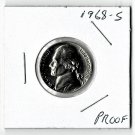 U.S. 1968-S Proof Jefferson Nickel (11-2-19)