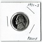 U.S. 1971-S Proof Jefferson Nickel (11-2-19)