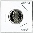 U.S. 1992-S Proof Jefferson Nickel (11-2-19)